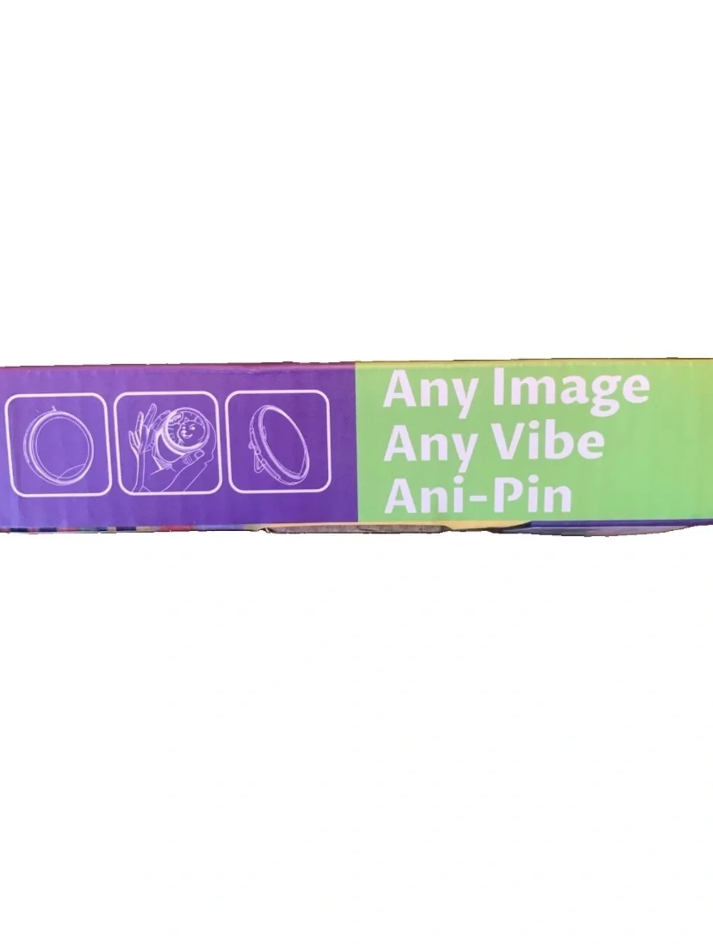 Ani-Pin Phone Accessory — Green & Blue